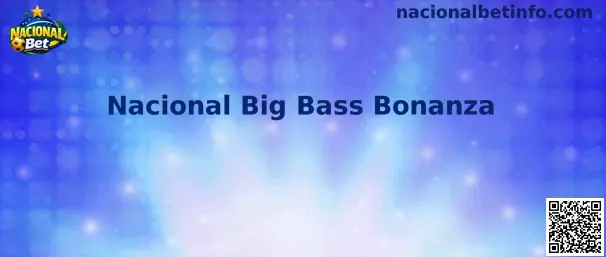 Interface temática do simulador Nacional Big Bass Bonanza